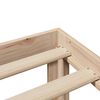 vidaXL Lit bibliothèque sans matelas 160x200 cm bois massif de pin