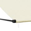 vidaXL Auvent r&eacute;tractable cr&egrave;me 400x150 m tissu et acier