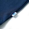 T-shirt pour enfants avec manches courtes bleu fonc&eacute; 128