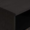 vidaXL Meuble TV Noir 100 x 33 x 46 cm Bois de mangue massif