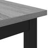 vidaXL Table de salle &agrave; manger / Table de repas M&Eacute;TAL