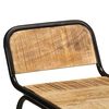vidaXL Tabourets de bar lot de 4 bois massif manguier brut