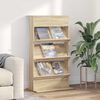 vidaXL &Eacute;tag&egrave;re &agrave; magazines avec &eacute;tag&egrave;re Ch&ecirc;ne Sonoma 70 x 41 x 126 cm