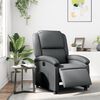 vidaXL Fauteuil inclinable &eacute;lectrique Gris Similicuir