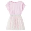 Robe pour filles volants rose clair 116