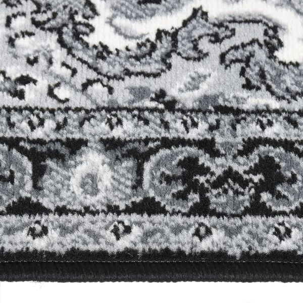 vidaXL Tapis BCF Noir 60x400 cm