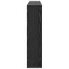 vidaXL Cache-Radiateur Ch&ecirc;ne noir 175 x 20 x 82 cm Bois d'ing&eacute;nierie