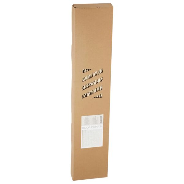 H&S Collection Rideau de porte 90x200 cm bambou naturel