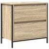 vidaXL Meuble de salle de bain lavabo et tiroirs ch&ecirc;ne sonoma
