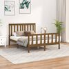 vidaXL Cadre de lit sans matelas marron miel 140x200 cm pin massif