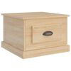 vidaXL Table basse Ch&ecirc;ne sonoma 50x50x35 cm Bois d'ing&eacute;nierie