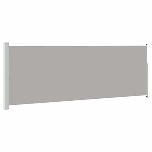 vidaXL Auvent lat&eacute;ral r&eacute;tractable 160 x 500 cm Gris