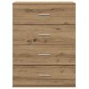 vidaXL Buffet Ch&ecirc;ne artisanal 60 x 39 x 80 cm Bois d'ing&eacute;nierie