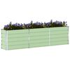 vidaXL Jardini&egrave;re Vert pastel 480 x 50 x 45 cm Acier galvanis&eacute;