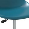 vidaXL Chaises &agrave; manger pivotantes lot de 4 Turquoise PP