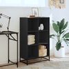 vidaXL Biblioth&egrave;que noir 65,5x33x107,5 cm bois d'ing&eacute;nierie