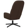 vidaXL Chaise de relaxation Marron Similicuir