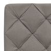 vidaXL Lit avec matelas taupe 120x200 cm tissu