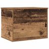 vidaXL Bo&icirc;te de Rangement avec stockage Bois ancien 60 x 42 x 46 cm