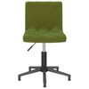 vidaXL Chaises pivotantes &agrave; manger lot de 2 vert clair velours