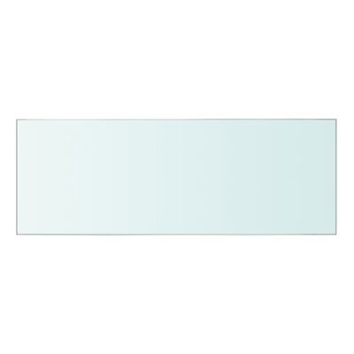 vidaXL Panneau pour étagère Verre transparent 40 x 12 cm