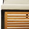 vidaXL Salon de jardin avec coussins 10 pcs bois d'acacia solide