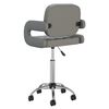 vidaXL Chaises pivotantes &agrave; manger lot de 4 gris similicuir