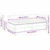 vidaXL Cadre de lit d'angle avec matelas Autre 2 pcs Gris Velours