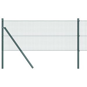 vidaXL Cl&ocirc;ture en fils soud&eacute;s pour fixation au sol 10 x 0,4 m Vert