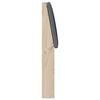 vidaXL T&ecirc;te de lit capitonn&eacute;e Gris fonc&eacute; 135 cm Pin massif