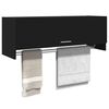 vidaXL Garde-robe noir 100x32,5x35 cm bois d'ing&eacute;nierie