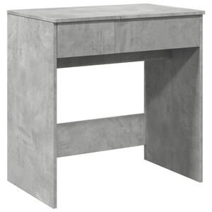 vidaXL Coiffeuse avec miroir gris b&eacute;ton 73x46,5x120 cm