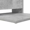 vidaXL Table d'appoint Gris b&eacute;ton 40 x 35 x 60,5 cm Bois d'ing&eacute;nierie