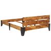 vidaXL Cadre de lit Bois d'acacia massif à finition brossée 120x200 cm