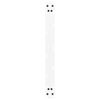 vidaXL Pieds de table basse en U 2 pi&egrave;ces Blanc 70 x (30-31) cm Acier
