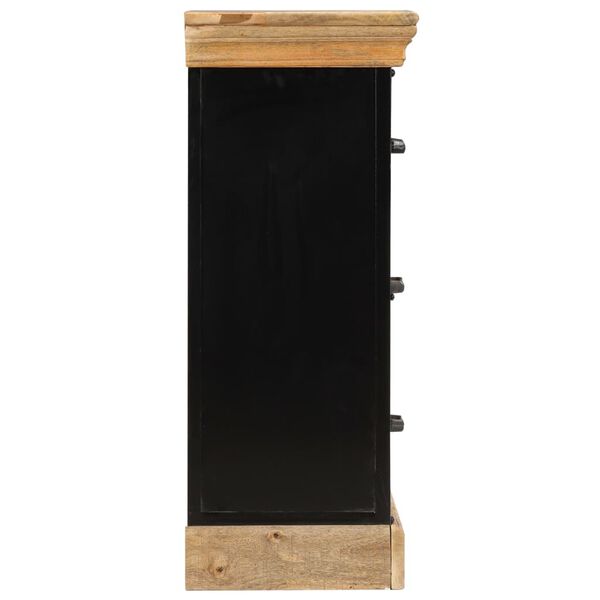 vidaXL Coffre à tiroirs 60 x 30 x 75 cm Bois solide de manguier