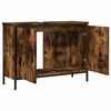 vidaXL Armoire lavabo de salle de bain ch&ecirc;ne fum&eacute; 80x30x60 cm