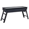 vidaXL Barbecue portable de camping inoxydable 60x22,5x33 cm