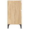 vidaXL Tables de chevet 2 pcs ch&ecirc;ne sonoma 40x35x70 cm