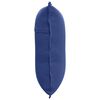 vidaXL Coussin de Dos Bleu police 60 x 50 cm Tissu en velours c&ocirc;tel&eacute;