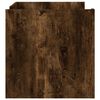 vidaXL Table basse ch&ecirc;ne fum&eacute; 100x50x50 cm bois d'ing&eacute;nierie
