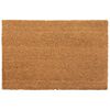 vidaXL Tapis de porte naturel 50x80 cm fibre de coco touffet&eacute;