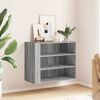 vidaXL Armoire murale sonoma gris 75x35x60 cm bois d'ing&eacute;nierie