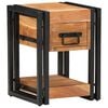 vidaXL Cabinet de chevet 2 pcs 30 x 30 x 40 cm Bois d'Acacia Massif