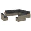 vidaXL Patio Sofa Set 13 place Grey