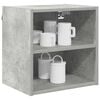 vidaXL Armoire suspendue avec stockage Gris b&eacute;ton 40 x 29,5 x 40 cm