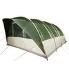 vidaXL Tente familiale tunnel 7 personnes vert imperm&eacute;able