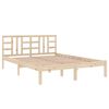 vidaXL Cadre de lit sans matelas 180x200 cm bois massif
