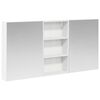 vidaXL Ensemble de Meubles de Salle de Bain 3 pc Blanc