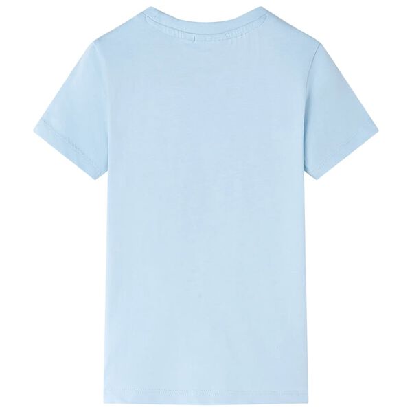 T-shirt pour enfants bleu clair 128